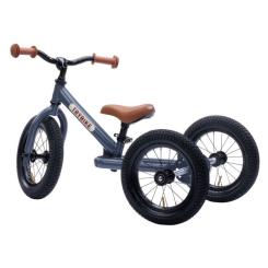 Беговел Trybike триколісний балансуючий сірий Фото 1