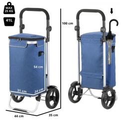 Сумка-тележка ShoppingCruiser Allround 41 л Blue Фото 2