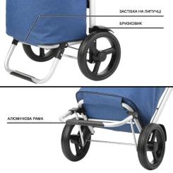 Сумка-тележка ShoppingCruiser Allround 41 л Blue Фото 5