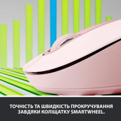 Мышка Logitech Signature M650 Wireless Rose Фото 1