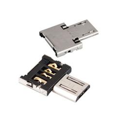 Переходник Lapara OTG Micro to USB AF Фото 1