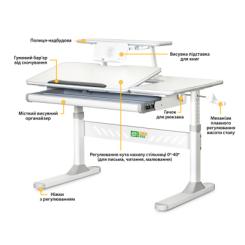 Парта ErgoKids TH-320 Grey Фото 1