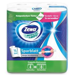 Бумажные полотенца Zewa Wisch & Weg 2 шари 4 рулони Фото 1