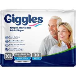 Подгузники для взрослых Giggles Extra Large 120-160 см 30 шт Фото