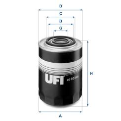 Фильтр масляный UFI 23.303.00 Фото