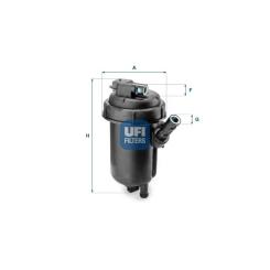 Фильтр топливный UFI 55.152.00 Фото