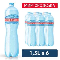 Минеральная вода Миргородська Лагідна 1.5 сл/газ пет Фото