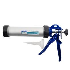 Пистолет для герметика Зеніт "ПРОФІ" 230 мм алюминиевый Фото 1