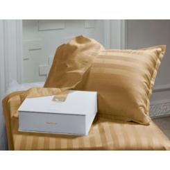 Постельное белье MirSon Сатин-страйп Carmela 143х210 Фото