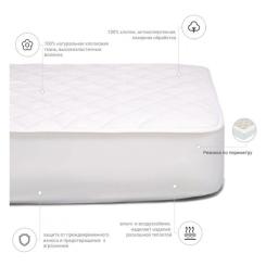 Наматрасник MirSon 951 Natural Line Стандарт Eco 120x190 см Фото 2