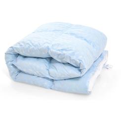 Одеяло MirSon пухова №1858 Bio-Blue 70% пух Зима + 200x220 Фото