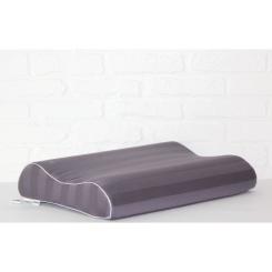 Подушка MirSon ортопедическая №6005 Noble stripe Graphite 58х40х1 Фото 2