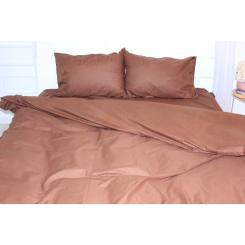 Простынь MirSon Бязь Premium 19-1217 Chocolate Perla 220х240 см Фото 2