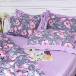 Постельное белье MirSon Satin print Elit Aster 143х210х2 Фото