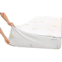 Наматрасник MirSon №1010 Alberto Wool Aloe Vera 70х130 см Фото 7