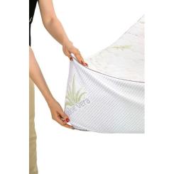 Наматрасник MirSon №1016 Alberto Wool Strong Aloe Vera 80х190 см Фото 6