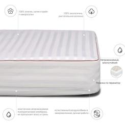 Наматрасник MirSon DeLuxe Cotton 270 150x200 Фото 1