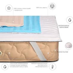 Наматрасник MirSon шерстянной Royal Pearl Woollen 247/3 70x140 см Фото 3