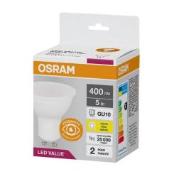 Лампочка Osram LED VALUE, PAR16, 5W, 3000K, GU10 Фото 1