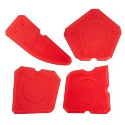 Шпатель Topex 4 од., силикон Фото