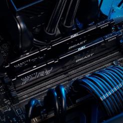 Модуль памяти для компьютера Kingston Fury (ex.HyperX) DDR5 32GB (2x16GB) 5600 MHz Beast AM5 Black Фото 4