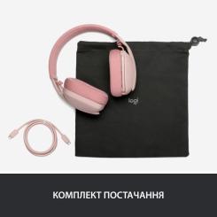 Наушники Logitech Zone Vibe 100 Wireless Rose Фото 9