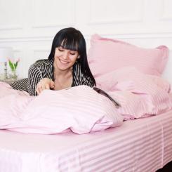 Постельное белье MirSon Satin 30-0007Pink 160х220 Сімейний Фото 8