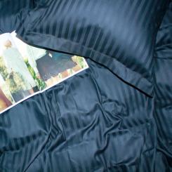 Постельное белье MirSon Satin 30-0021DarkBlue 160х220 Сімейний Фото 4