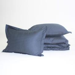 Постельное белье MirSon Satin 30-0021DarkBlue 160х220 Сімейний Фото 7