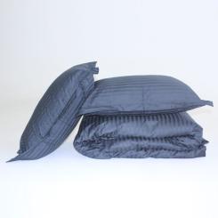 Постельное белье MirSon Satin 30-0021DarkBlue 160х220 Сімейний Фото 8