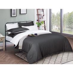 Постельное белье MirSon Satin Stripe 30-0012 + 30-0001Vevina 160х220 Семей Фото