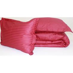 Постельное белье MirSon SatinStripe 30-0018Red 143х210 Семейный Фото 6
