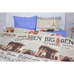 Постельное белье MirSon Бязь 17-0536 Big Ben 200х220 Фото 1