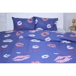 Постельное белье MirSon Бязь Premium 17-0402 Kiss Євро Фото 1