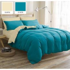 Постельное белье MirSon Бязь Premium Camillo (12-0712 + 17-4735) 143х210 Фото