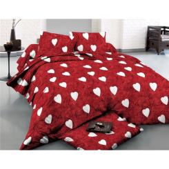 Постельное белье MirSon Сатин 22-1275-1 Marble heart 220х240 Фото
