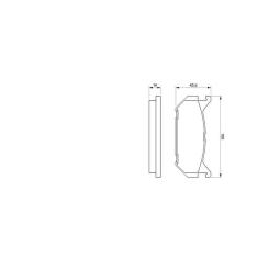 Тормозные колодки Bosch 0 986 424 266 Фото 1