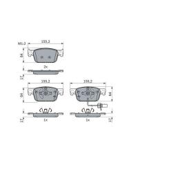 Тормозные колодки Bosch 0 986 424 433 Фото 3
