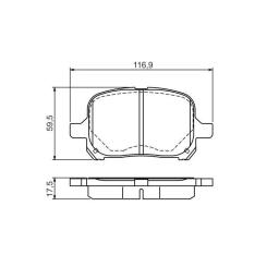 Тормозные колодки Bosch 0 986 424 639 Фото 4