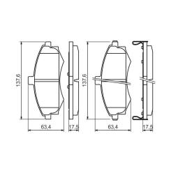 Тормозные колодки Bosch 0 986 424 810 Фото 1