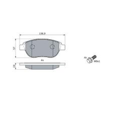 Тормозные колодки Bosch 0 986 494 038 Фото 2