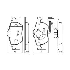 Тормозные колодки Bosch 0 986 494 050 Фото 2