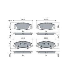 Тормозные колодки Bosch 0 986 494 980 Фото