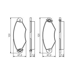 Тормозные колодки Bosch 0 986 495 235 Фото 5