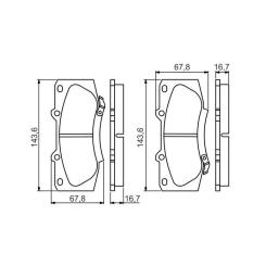 Тормозные колодки Bosch 0 986 495 352 Фото