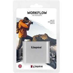 Считыватель флеш-карт Kingston Workflow Dual-Slot SDHC/SDXC UHS-II Фото 1