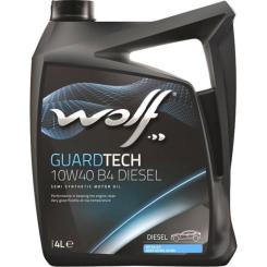 Моторное масло Wolf GUARDTECH 10W40 B4 DIESEL 4л Фото