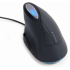 Мышка Gembird MUS-ERGO-03 USB Black Фото 1