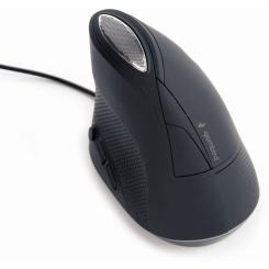 Мышка Gembird MUS-ERGO-03 USB Black Фото 2