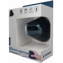 Мышка Gembird MUS-ERGO-03 USB Black Фото 7